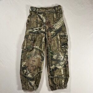 Mossy Oak Break-Up Infinity‎ Camo Cargo Pants Kids Size 8 M Jogger 27055-MO